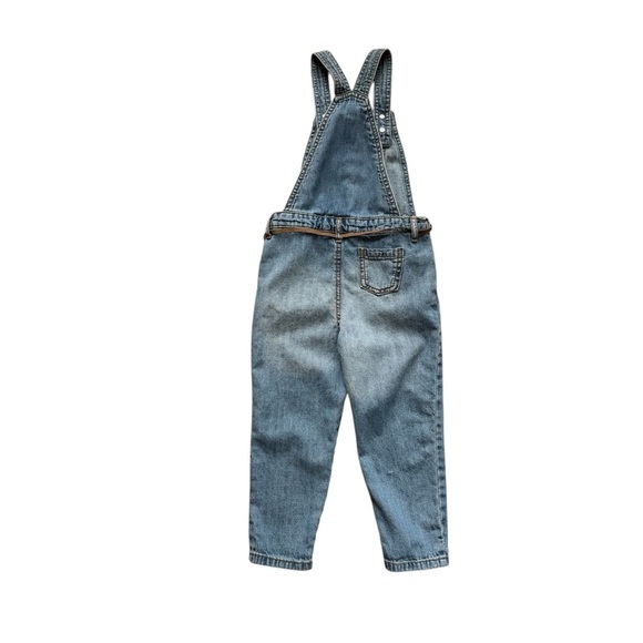 Carters Blue Denim Jeans Overalls Size 4T Girls Light Wash - Picture 4 of 5